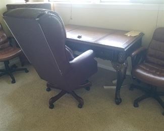 Leather Top Writing Desk
