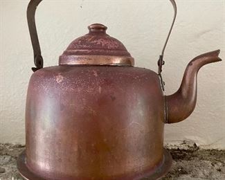 copper tea kettle