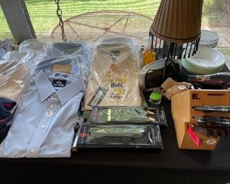 New white shirt if you need to dress up of work at a restaurant