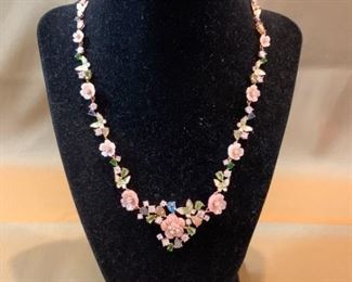 001 Sterling  SemiPrecious Stone Necklace