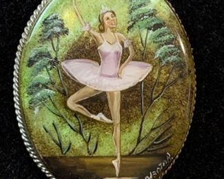 017 Vintage Russian Brooch