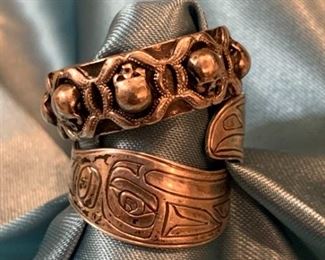 103 Sterling Skull Ring