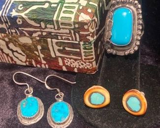 204 Sterling Turquoise Jewelry