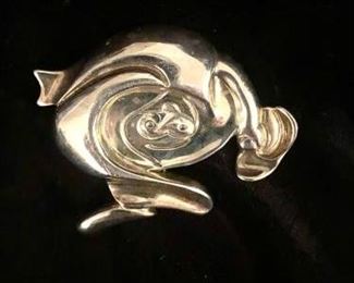 209 Art of The Soul Sterling Pin