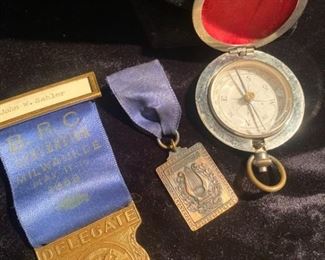 252 Compass  Medals Vintage