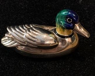 405 Italian Sterling Duck Pin