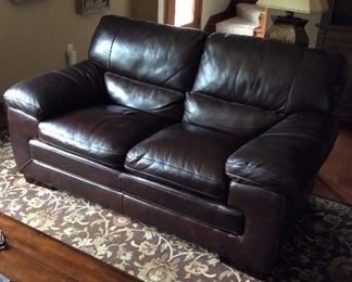 2- Loveseat in Livingroom and very large area rug also for sale