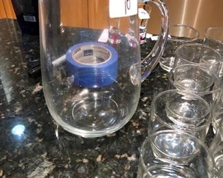 glass pitcher