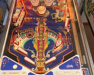 WOW! Bally's Elton John Captain Fantastic Pinball Machine! (1976)

Stunning bright enticing graphics! With manual and key and works great! 