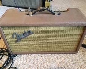 Fender Reverb Amp model number PR-263 measuring 12 tall x 19 wide x 8 inches deep. This amp is believed to be in good working order.