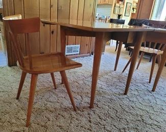 $1400.00, Paul McCobb Planner Group Table and two chairs Excellent condition