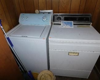 Whirlpool washer, Kenmore dryer