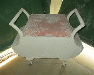 Wicker stool