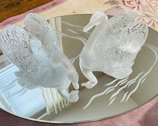 Lalique swans
