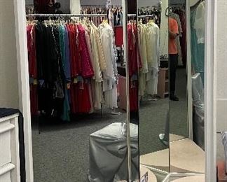 Mothers dresses, guest of the wedding, dinner dresses, special night out. Sizes 0 to 28W
Yes, just $10. But no trying on at this amazing liquidation price. Take it to a seamstress. All long dresses need hems. 