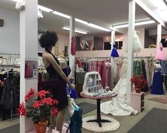 Party dresses. Club dresses. Body Con dresses. Dresses for awards banquets and cruises. 
All just $10.  Literally Thousands of dresses. All sales are final with no returns or exchanges at this amazing price. A seamstress can make adjustments for you