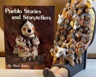Large Jemez Pueblo Storyteller Pottery by Clifford Kim Fragua