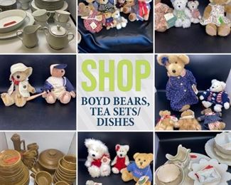 Boyds Bears Dishes Tea Sets