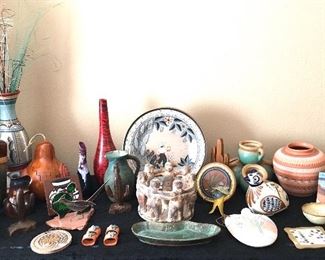 Southwest pottery and collectables