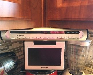 Polaroid radio and DVD player