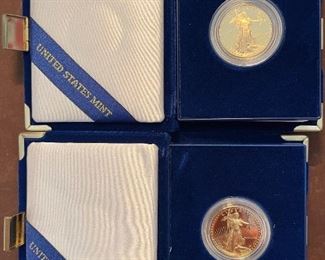 GOLD One Half Ounce AMERICAN EAGLES
