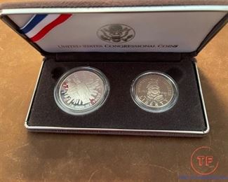 1989 SILVER Congress Coin Set