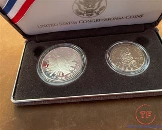 1989 SILVER Congress Coin Set