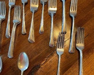 LARGE Set Gorham Sterling SILVER Greenbrier Flatware Set