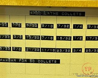 LARGE Set - EMCO Lathe Collets