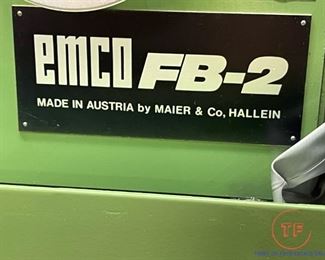 EMCO FB-2 Milling Machine with Heavy Duty Locking Stand and Accessories