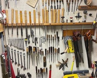 Large Collection of Wood Working Tools