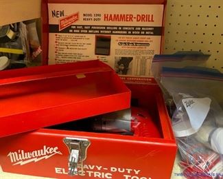 Vintage Milwaukee Hammer Drill