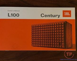 Vintage JBL Century L100 Speakers (TWO PAIRS)