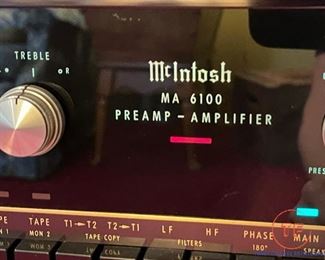 Vintage MCINTOSH MA6100 Preamp - Amplifier
