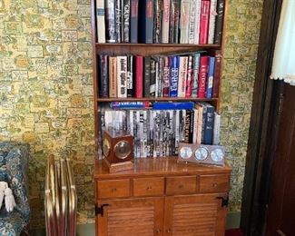 Vintage ETHAN ALLEN Louvered Door Bookcase