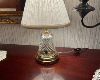 WATERFORD Crystal Table Lamps (PAIR)