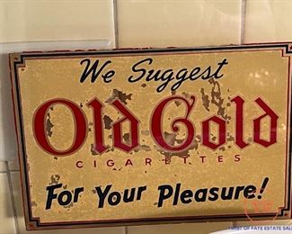 Vintage OLD GOLD Cigarettes 