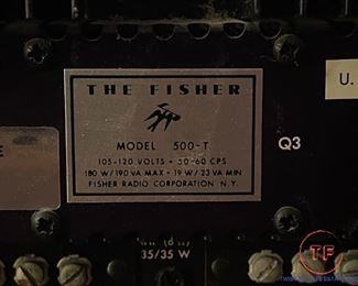 Vintage THE FISHER 500-T Stereo Receiver