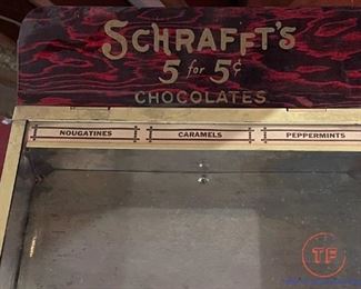 Vintage SCHRAFFT'S Tin Candy Display