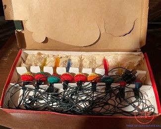 Vintage Christmas BUBBLE LIGHTS