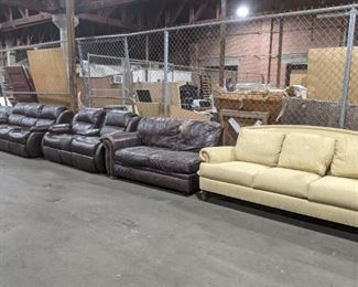 leather sectionals