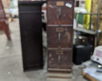 antique file cabinet..wood