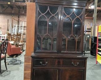 mahogany  china cabinet
