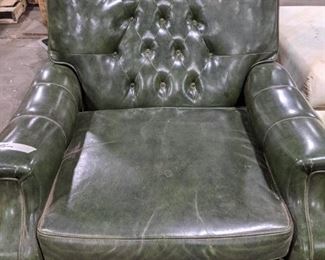 retro green lazy boy chair.