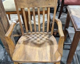 oak office chair