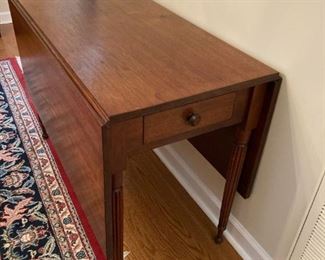 Drop Leaf Table with one drawer