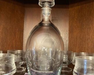 Murano Carafe with glasses