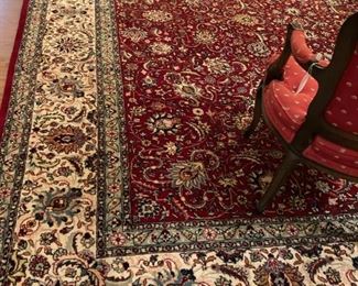 LARGE ORIENTAL RUG, 11.4X13.5