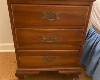 MATCHING BEDSIDE CHEST, HAS ANOTHER MATCHING DRESSER IN BASEMENT