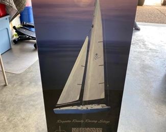 Remote control sailboat